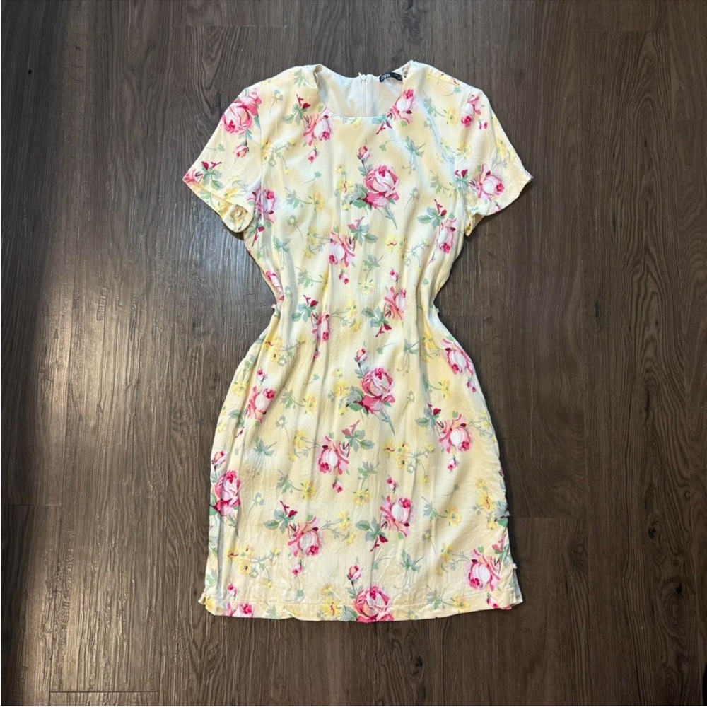 Zara Floral Print Mini Dress